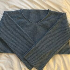 Cropped off-shoulder Sweater